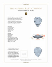 2.22&nbsp;Ct.Tw.Total Carat Weight Ruby Pair from Mozambique 3 D Scan Report