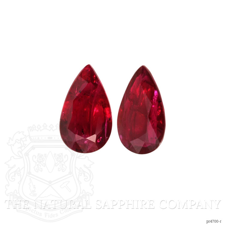 2.53 Ct.Tw. Ruby Pair from Mozambique