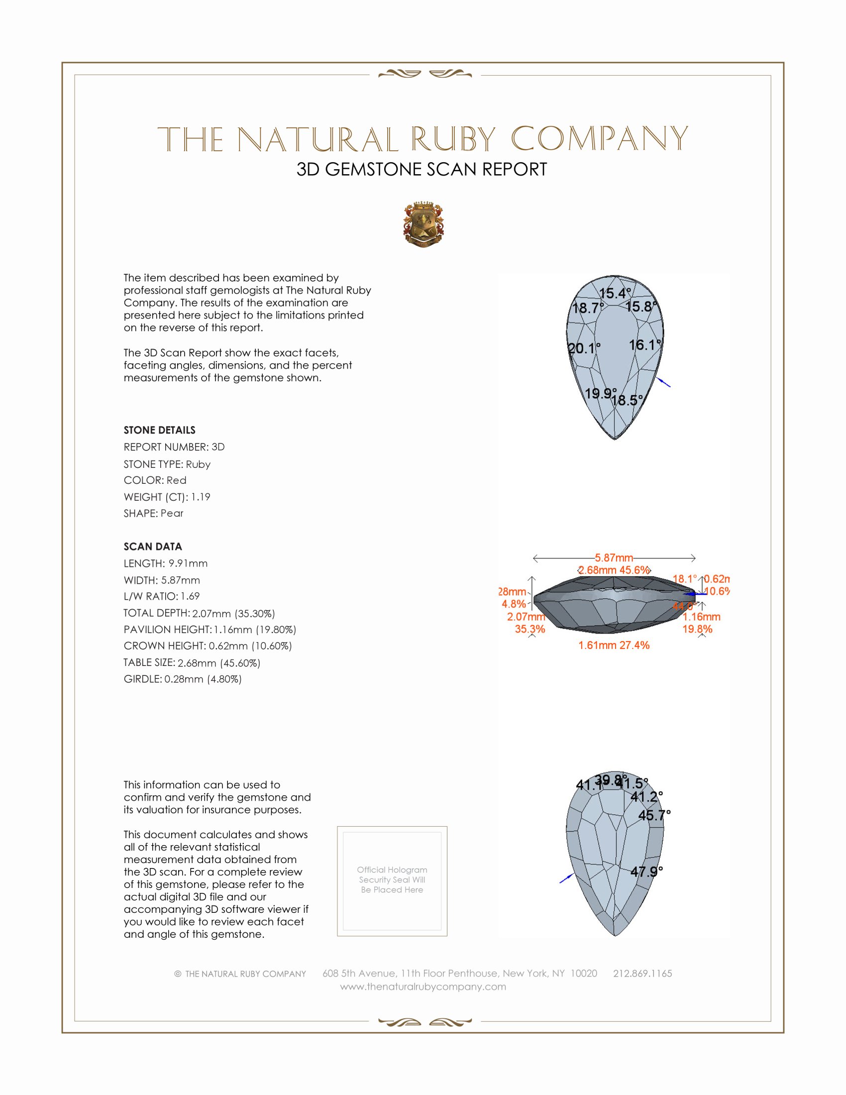 2.53 Ct.Tw. Ruby Pair from Mozambique