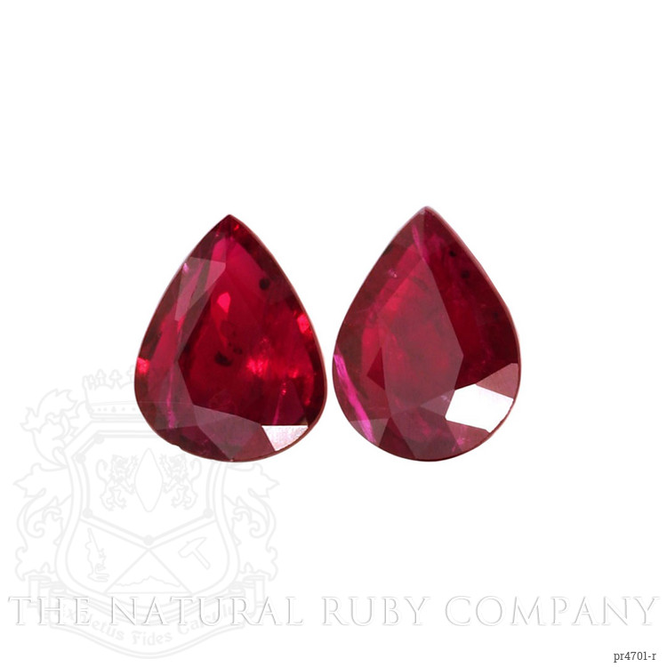 2.84 Ct.Tw. Ruby Pair from Mozambique