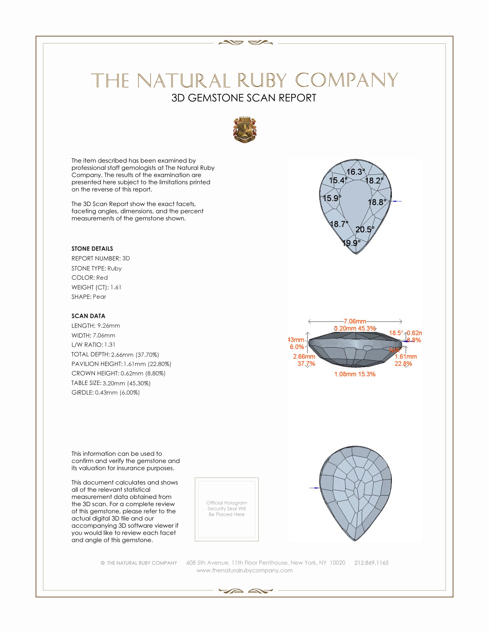 2.84 Ct.Tw. Ruby Pair from Mozambique