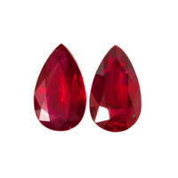 4.74 Ct.Tw.Total Carat Weight Ruby Pair from Mozambique Video
