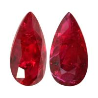 3.41 Ct.Tw.Total Carat Weight Ruby Pair from Mozambique Video
