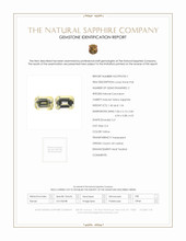 2.94 Ct.Tw.Total Carat Weight Yellow Sapphire Pair from Ceylon (Sri Lanka) Scan Report