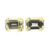 2.94&nbsp;Ct.Tw.Total Carat Weight Yellow Sapphire Pair from Ceylon (Sri Lanka) Video