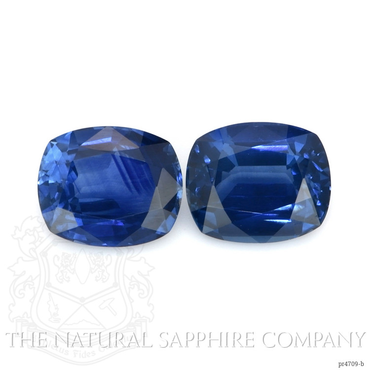5.71 Ct.Tw. Blue Sapphire Pair from Ceylon (Sri Lanka)