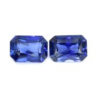 5.18&nbsp;Ct.Tw.Total Carat Weight Blue Sapphire Pair from Ceylon (Sri Lanka) Video