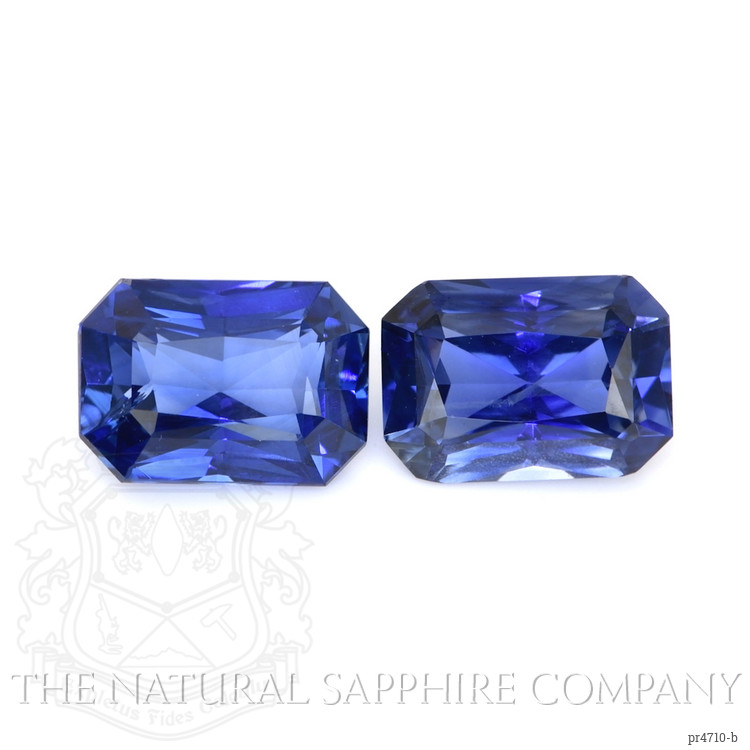 5.18 Ct.Tw. Blue Sapphire Pair from Ceylon (Sri Lanka)