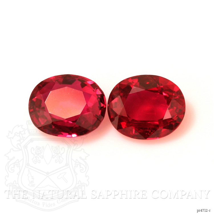 5.03 Ct.Tw. Ruby Pair from Thailand