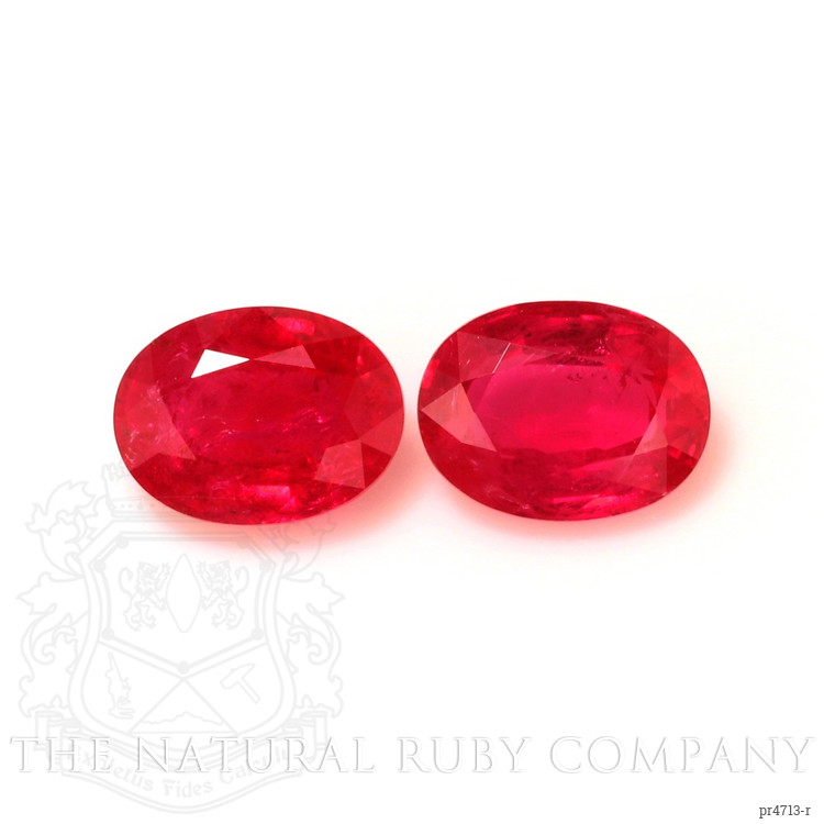 3.33 Ct.Tw. Ruby Pair from Mozambique