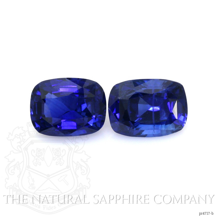 2.22 Ct.Tw. Blue Sapphire Pair from Ceylon (Sri Lanka)