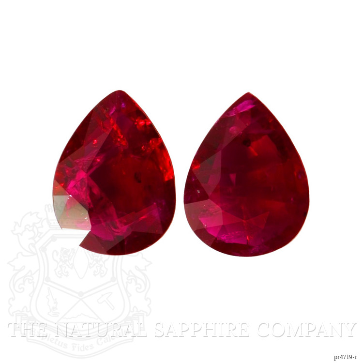 2.79 Ct.Tw. Ruby Pair from Mozambique