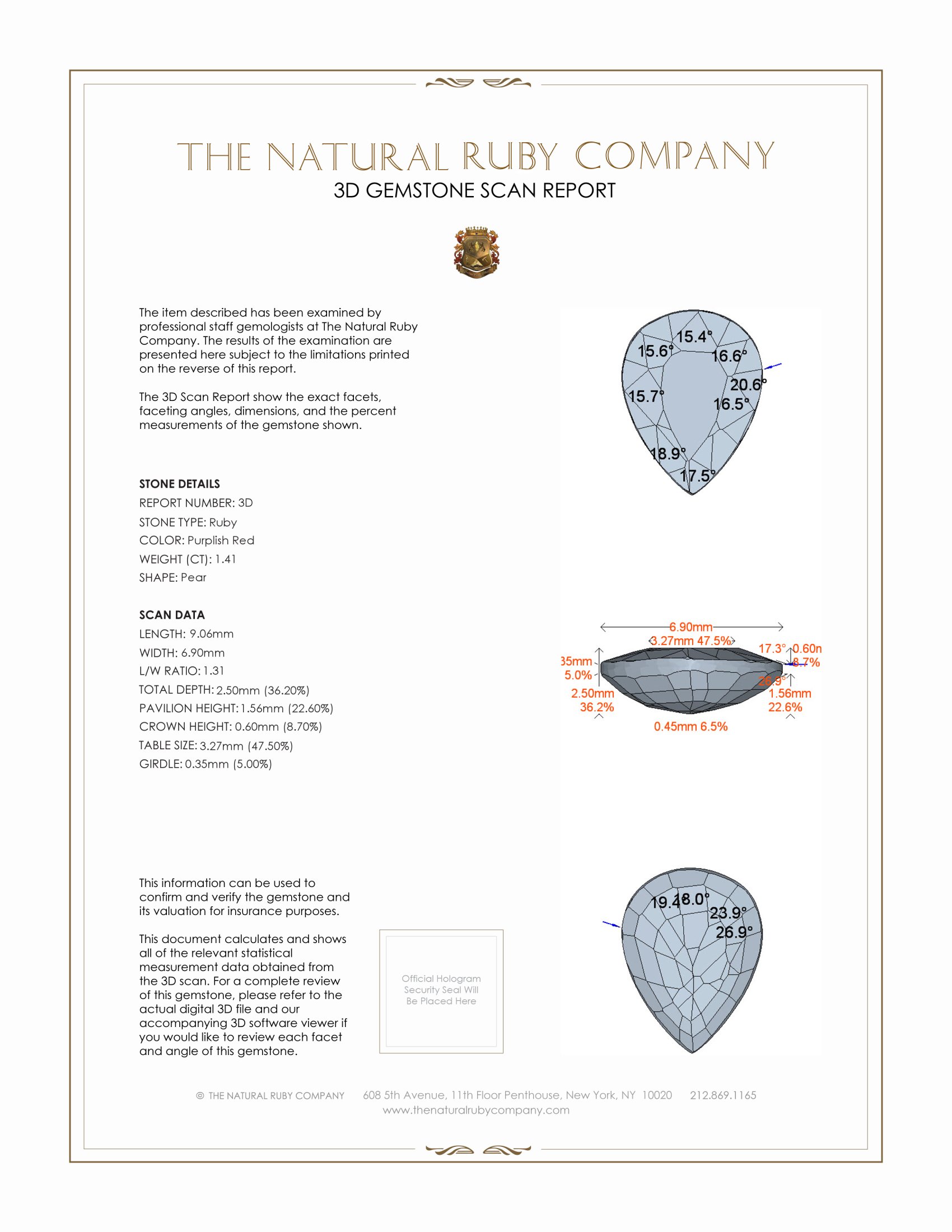 2.79 Ct.Tw. Ruby Pair from Mozambique