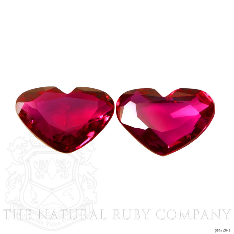 2.01 Ct.Tw. Ruby Pair from Mozambique