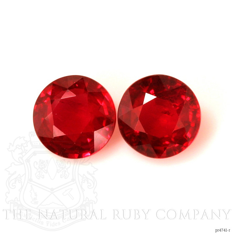 2.53 Ct.Tw. Ruby Pair from Mozambique
