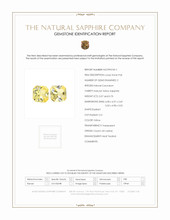 1.27&nbsp;Ct.Tw.Total Carat Weight Yellow Sapphire Pair from Ceylon (Sri Lanka) Scan Report