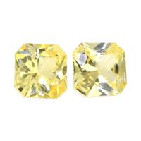 1.27&nbsp;Ct.Tw.Total Carat Weight Yellow Sapphire Pair from Ceylon (Sri Lanka) Video