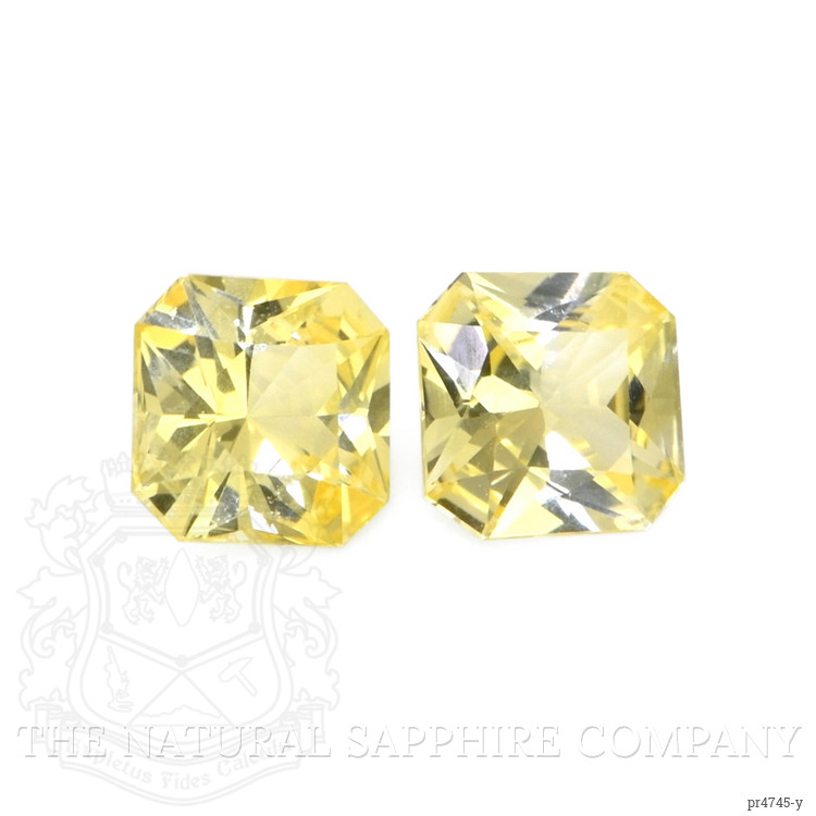 1.27 Ct.Tw. Yellow Sapphire Pair from Ceylon (Sri Lanka)