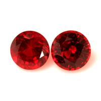 1.49 Ct.Tw.Total Carat Weight Ruby Pair from Mozambique Video