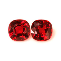 2.36 Ct.Tw.Total Carat Weight Ruby Pair from Mozambique Video