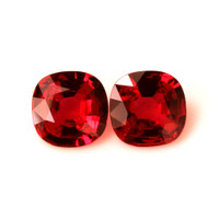 1.58 Ct.Tw.Total Carat Weight Ruby Pair from Mozambique Video