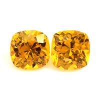 2.49&nbsp;Ct.Tw.Total Carat Weight Yellowish Orange Sapphire Pair from Ceylon (Sri Lanka) Video