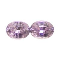 3.15&nbsp;Ct.Tw.Total Carat Weight Purple Sapphire Pair from Ceylon (Sri Lanka) Video