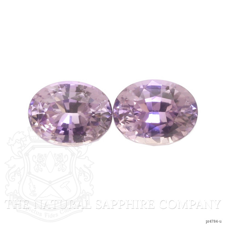 3.15 Ct.Tw. Purple Sapphire Pair from Ceylon (Sri Lanka)
