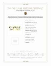 5.52&nbsp;Ct.Tw.Total Carat Weight Yellow Sapphire Pair from Ceylon (Sri Lanka) Scan Report
