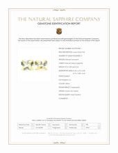 5.52 Ct.Tw.Total Carat Weight Yellow Sapphire Pair from Ceylon (Sri Lanka) Scan Report