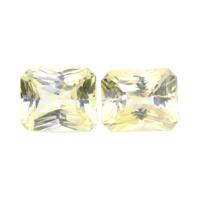 5.52&nbsp;Ct.Tw.Total Carat Weight Yellow Sapphire Pair from Ceylon (Sri Lanka) Video