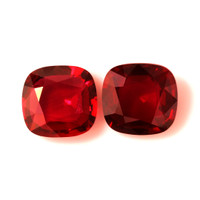 9.43 Ct.Tw.Total Carat Weight Ruby Pair from Mozambique Video