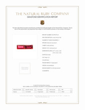 1.31 Ct.Tw.Total Carat Weight Ruby Pair from Mozambique Scan Report