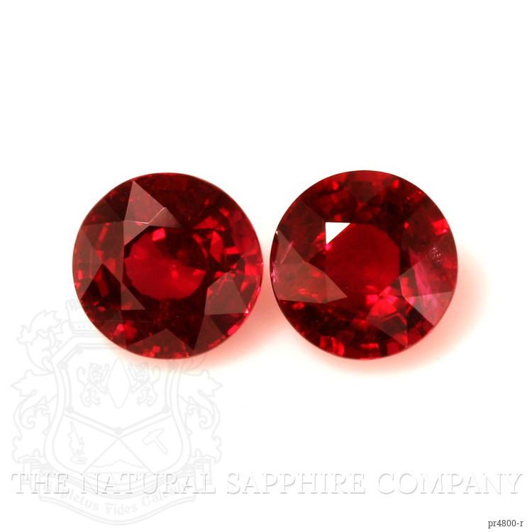 3.71 Ct.Tw. Ruby Pair from Mozambique