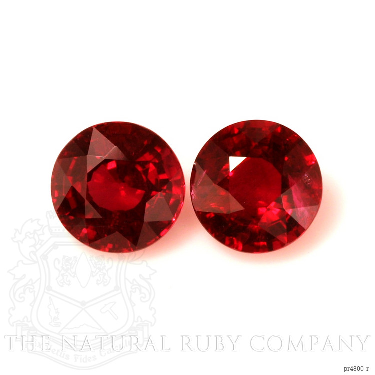 3.71 Ct.Tw. Ruby Pair from Mozambique