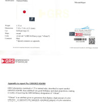 3.42 Ct.Tw.Total Carat Weight Ruby Pair from Mozambique Scan Report