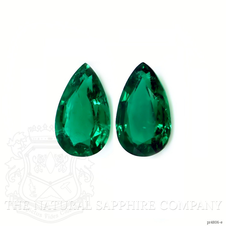 6.46 Ct.Tw. Emerald Pair from Zambia