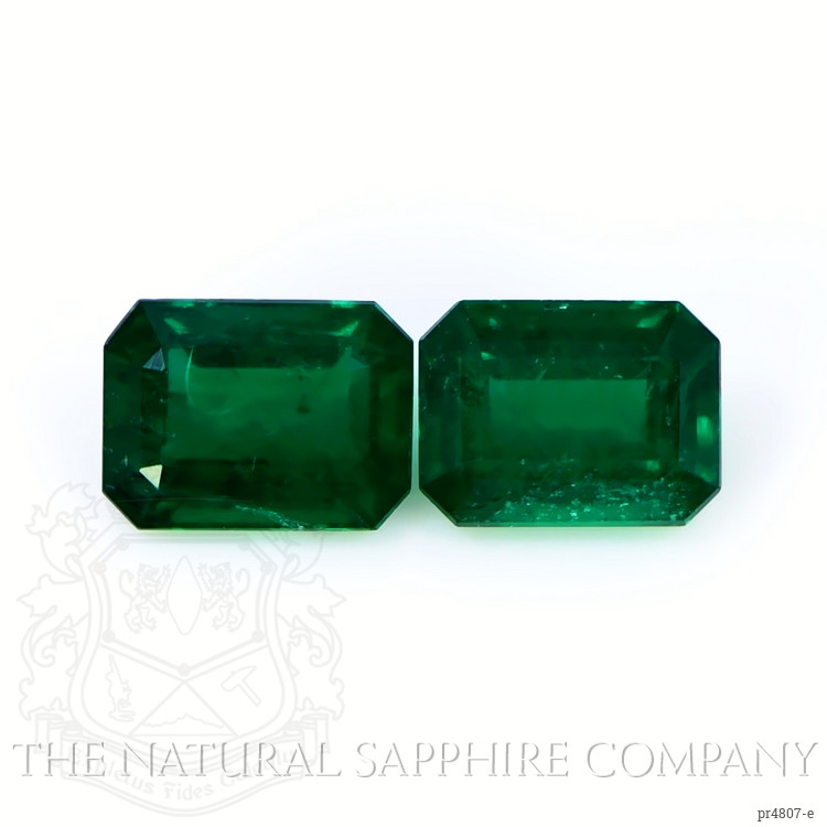 3.44 Ct.Tw. Emerald Pair from Zambia