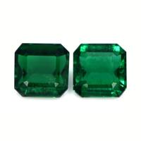 4.97 Ct.Tw.Total Carat Weight Emerald Pair from Zambia Video