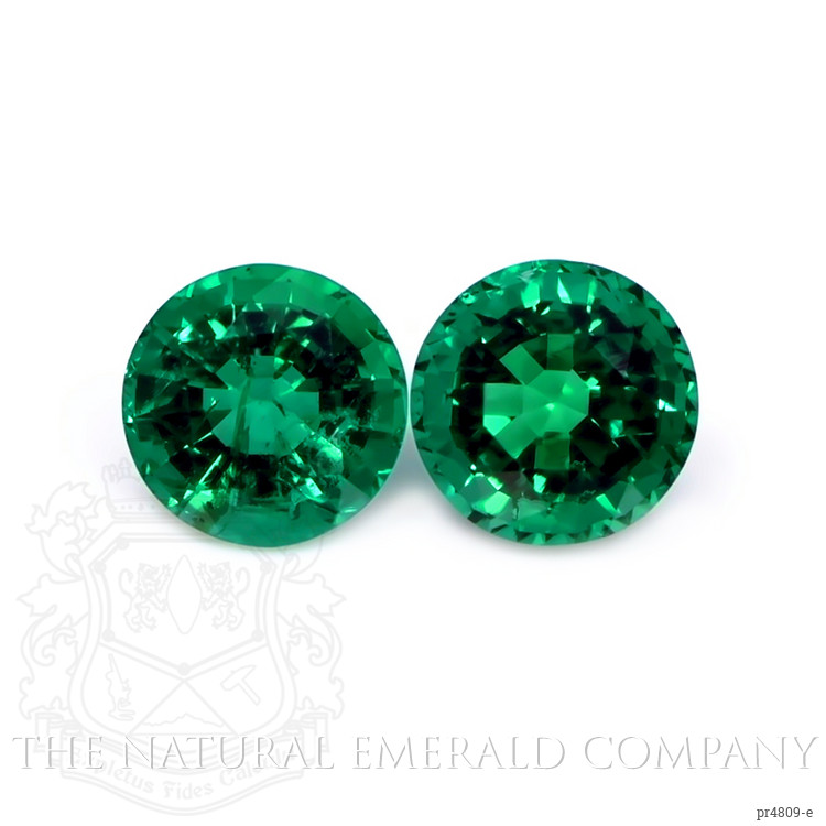 2.03 Ct.Tw. Emerald Pair from Zambia