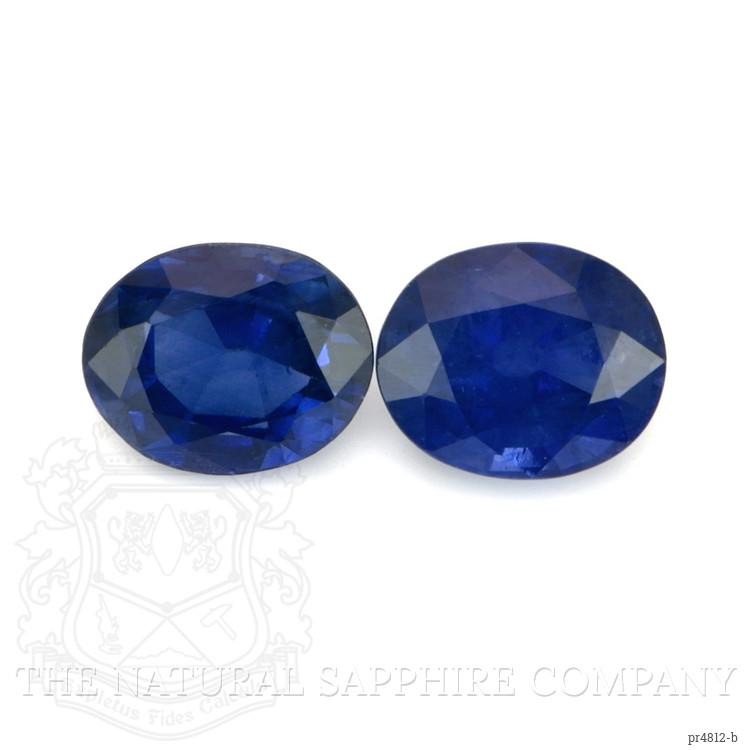4.06 Ct.Tw. Blue Sapphire Pair from Ceylon (Sri Lanka)
