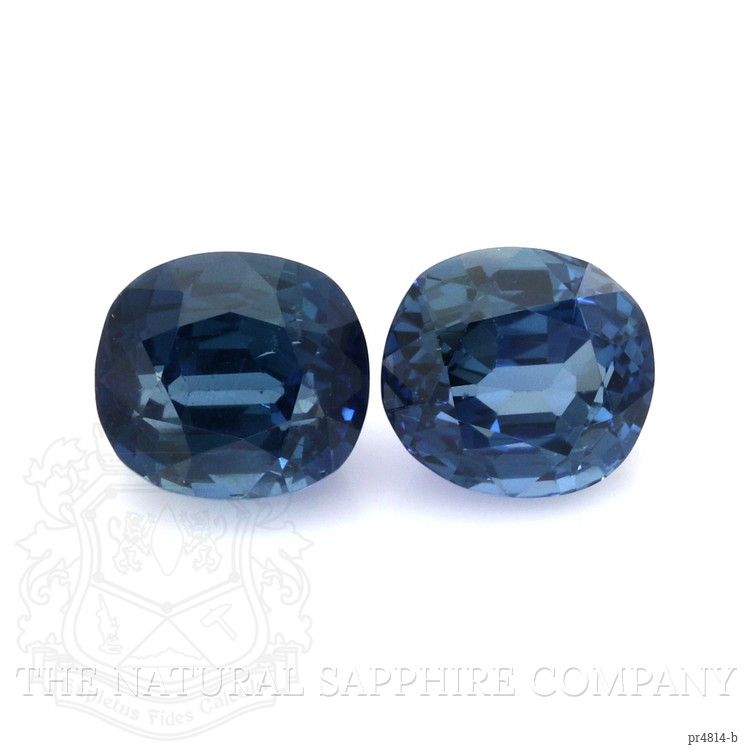 7.27 Ct.Tw. Blue Sapphire Pair from Ceylon (Sri Lanka)
