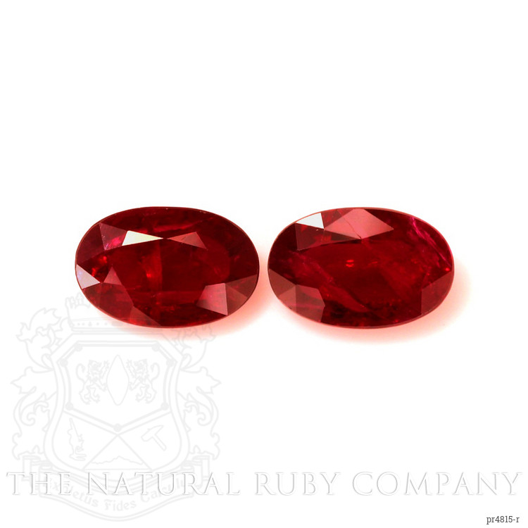 4.58 Ct.Tw. Ruby Pair from Mozambique