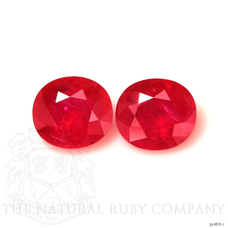 3.84 Ct.Tw. Ruby Pair from Mozambique