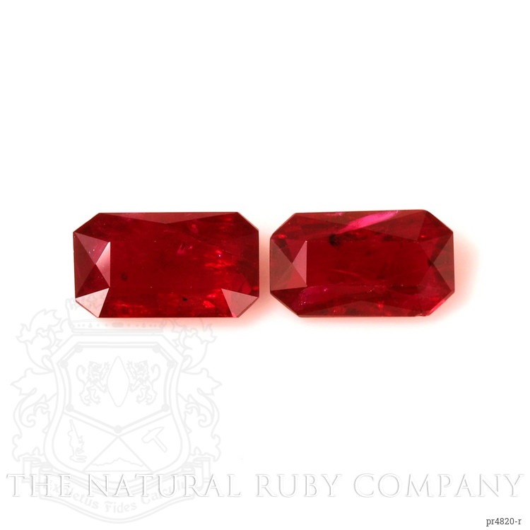 3.94 Ct.Tw. Ruby Pair from Mozambique