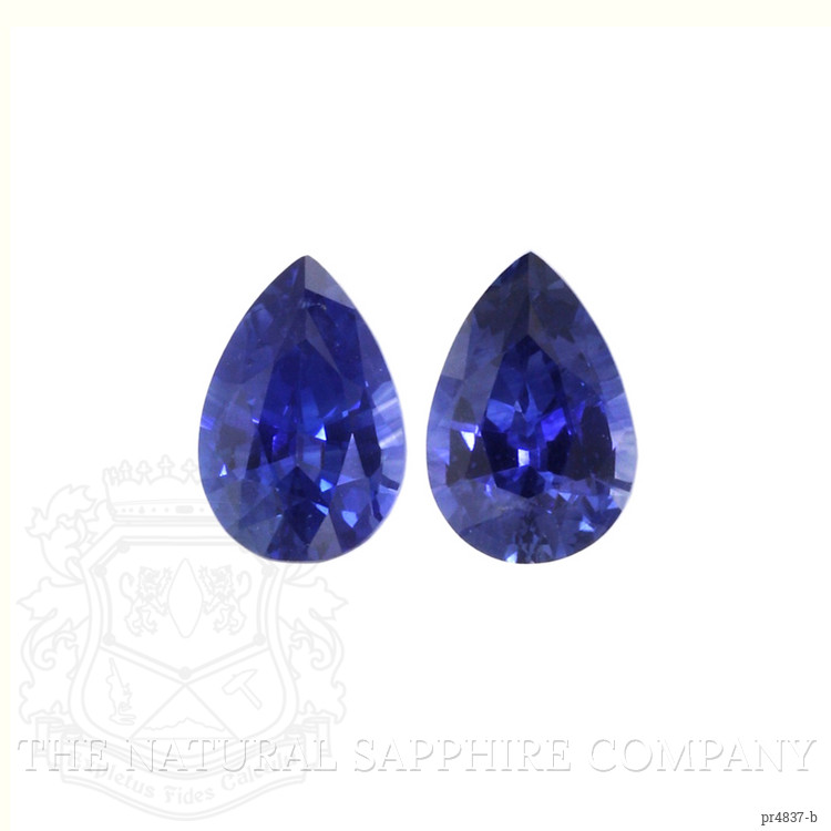0.96 Ct.Tw. Blue Sapphire Pair from Ceylon (Sri Lanka)