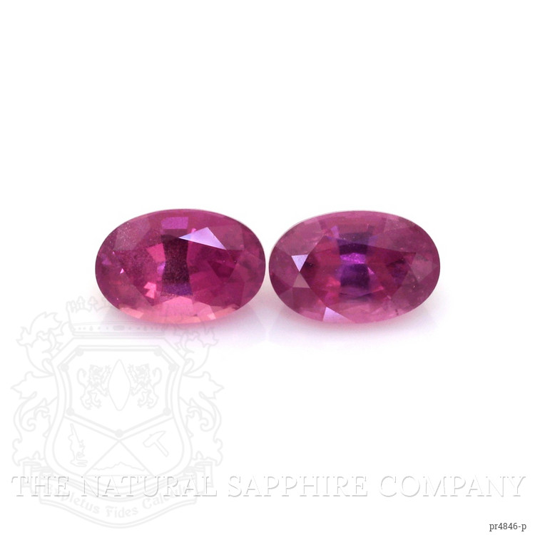 1.36 Ct.Tw. Pink Sapphire Pair from Kenya