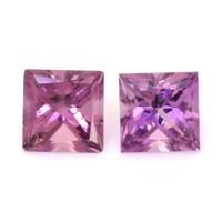 0.46&nbsp;Ct.Tw.Total Carat Weight Pink Sapphire Pair from Ceylon (Sri Lanka) Video