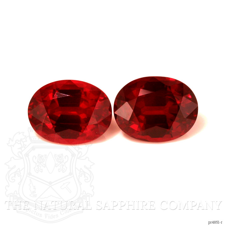 8.26 Ct.Tw. Ruby Pair from Mozambique