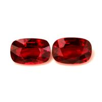 6.08 Ct.Tw.Total Carat Weight Ruby Pair from Mozambique Video